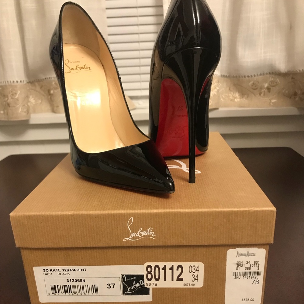 So Kate 120 patent leather blk Christian Louboutin